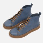 کتانی کول رایدر 2 ساقدار گازولین آبی آبرنگی – Cool Rider 2 High Tops Watercolor Blue