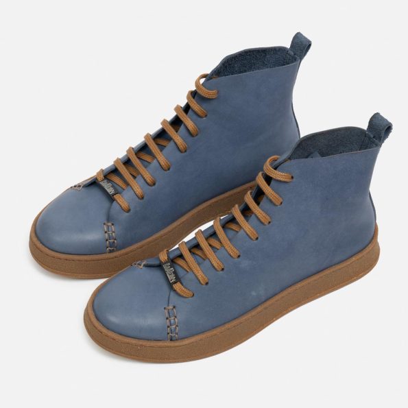 کتانی کول رایدر 2 ساقدار گازولین آبی آبرنگی - Cool Rider 2 High Tops Watercolor Blue