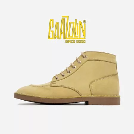 بوت ژیان گازولین زرد نبوک - Dyane Boots Light Yellow HN