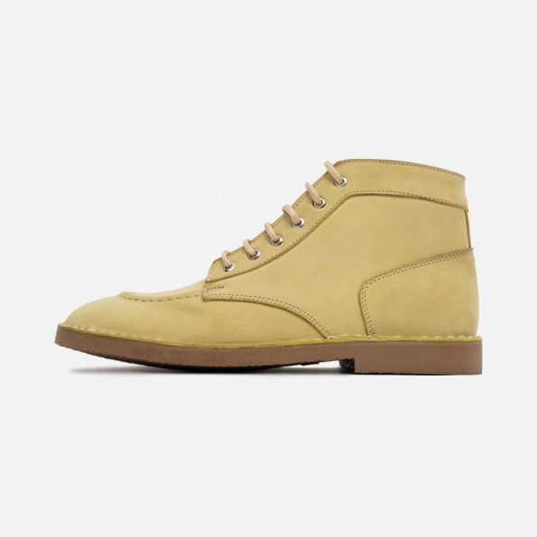 بوت ژیان گازولین زرد نبوک - Dyane Boots Light Yellow HN