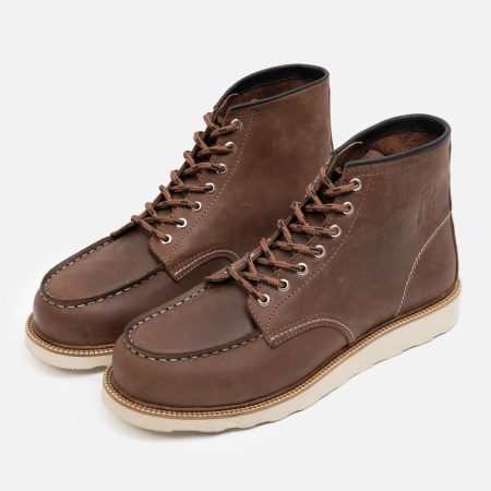 بوت گاراژ کلاسیک گازولین شکلاتی کریزی - Garage Boots Classic Moc Old Brown C