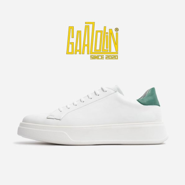 کتانی گاتهام بدون ساق گازولین سفید سبز - Gotham Low White Green W