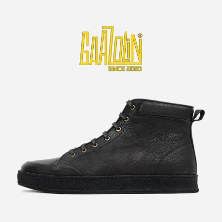 کتانی ذن ساقدار گازولین مشکی - Zen High Tops Mono Black