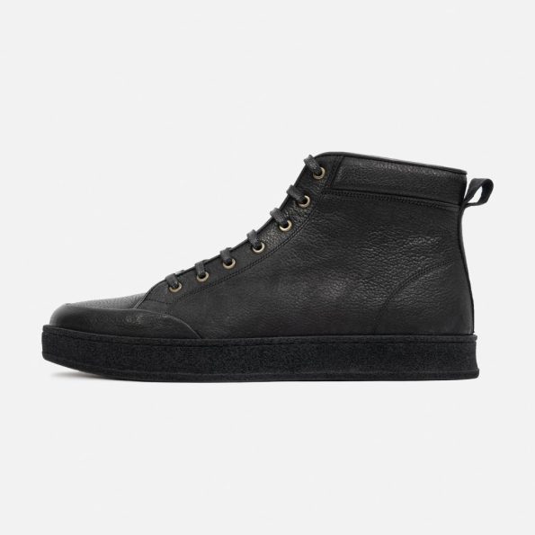 کتانی ذن ساقدار گازولین مشکی - Zen High Tops Mono Black