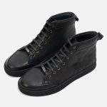 کتانی ذن ساقدار گازولین مشکی – Zen High Tops Mono Black