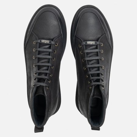 کتانی ذن ساقدار گازولین مشکی - Zen High Tops Mono Black