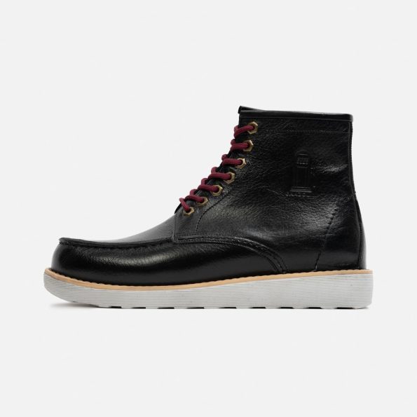 بوت گاراژ گازولین مشکی شرانگ - Garage Boots Black FW