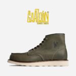 بوت مردانه برند گازولین مدل گاراژ کلاسیک ارتشی کریزی
