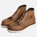 بوت مردانه برند گازولین مدل گاراژ کلاسیک گردویی کریزی