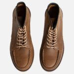 بوت مردانه برند گازولین مدل گاراژ کلاسیک گردویی کریزی