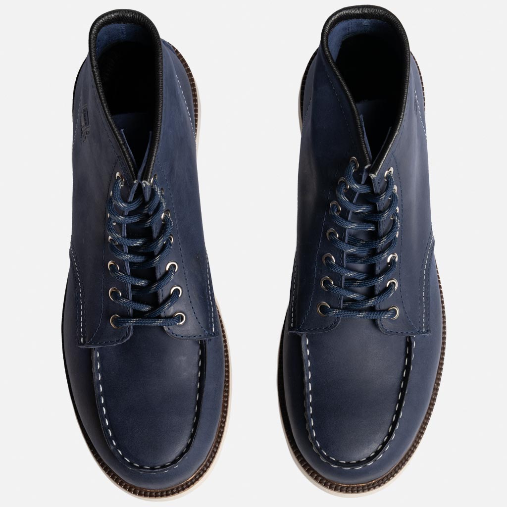 بوت مردانه برند گازولین مدل گاراژ کلاسیک سرمه ای کریزی بوت مردانه برند گازولین مدل گاراژ کلاسیک سرمه ای کریزی