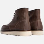 بوت مردانه برند گازولین مدل گاراژ کلاسیک شکلاتی کریزی