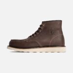 بوت مردانه برند گازولین مدل گاراژ کلاسیک شکلاتی کریزی