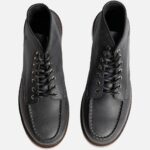 بوت مردانه برند گازولین مدل گاراژ کلاسیک زغالی کریزی