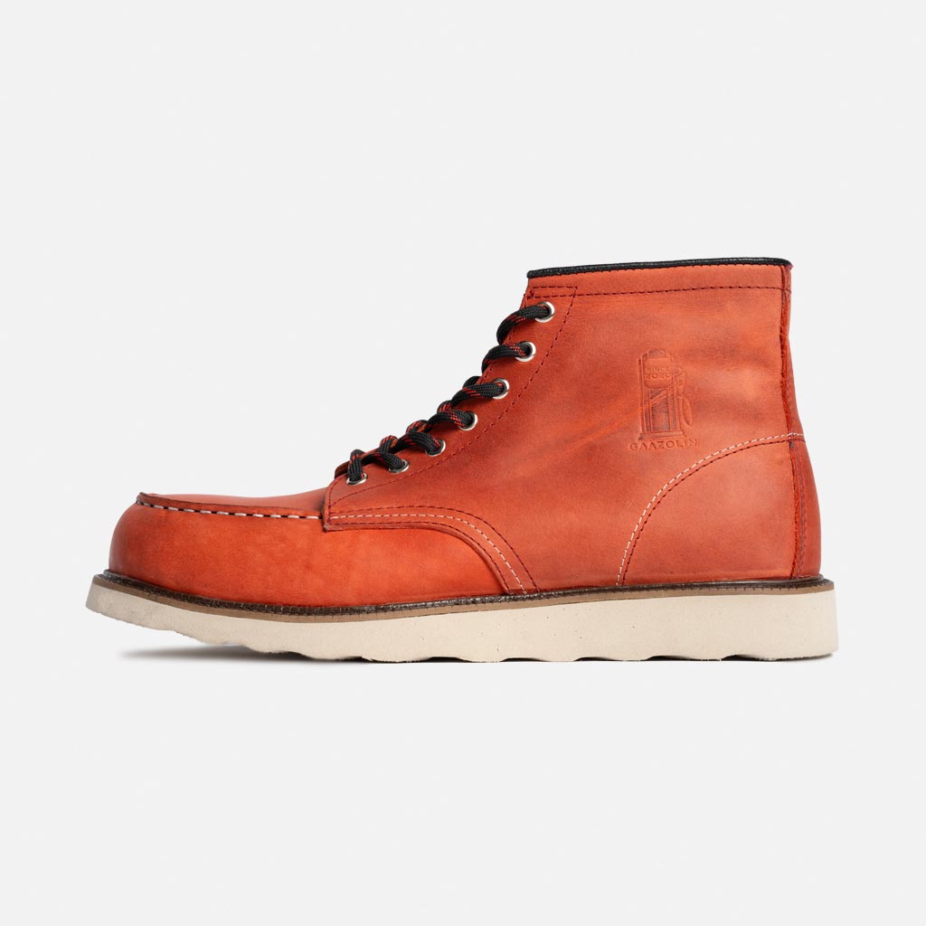 بوت مردانه برند گازولین مدل گاراژ کلاسیک گوجه ای کریزی بوت مردانه برند گازولین مدل گاراژ کلاسیک گوجه ای کریزی