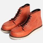 بوت مردانه برند گازولین مدل گاراژ کلاسیک گوجه ای کریزی