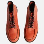 بوت مردانه برند گازولین مدل گاراژ کلاسیک گوجه ای کریزی