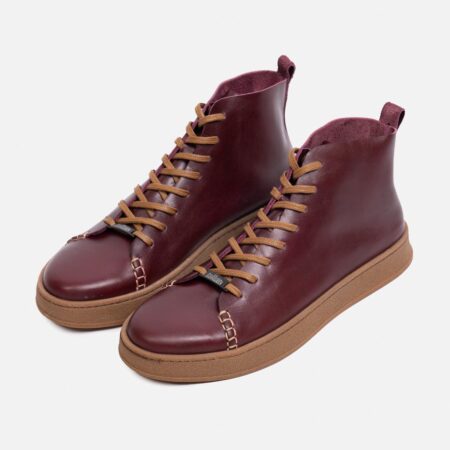 کتانی کول رایدر 2 ساقدار گازولین زرشکی - Cool Rider 2 High Tops Oxblood