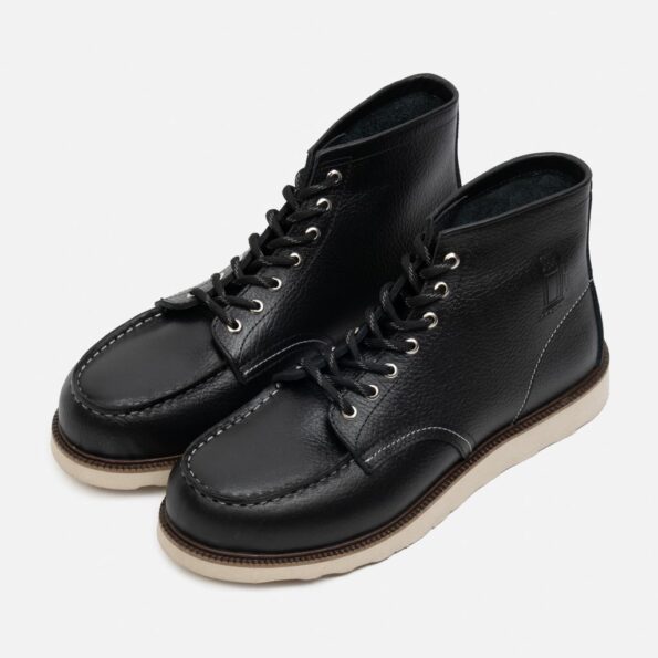 بوت برند گازولین مدل گاراژ کلاسیک مشکی فلوتر – Garage Boots Classic Moc Black FW