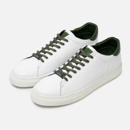 کتانی روزمره هرمس گازولین سفید سبز - Hermes White Green W