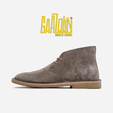 کفش سافاری قهوه‌ای میانه دوخت قرمز - Safari Veldskoen C Design Back Stage S Red Line