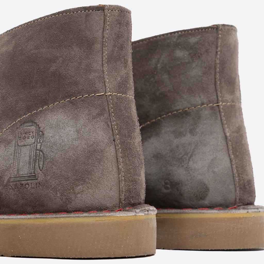 کفش سافاری قهوهای میانه دوخت قرمز -  Safari Veldskoen C Design Back Stage S Red Line کفش سافاری قهوهای میانه دوخت قرمز - Safari Veldskoen C Design Back Stage S Red Line