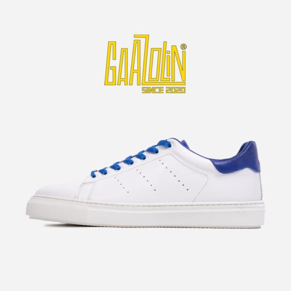 کتانی گازولین استن استایل سفید آبی - Stan Style White Blue