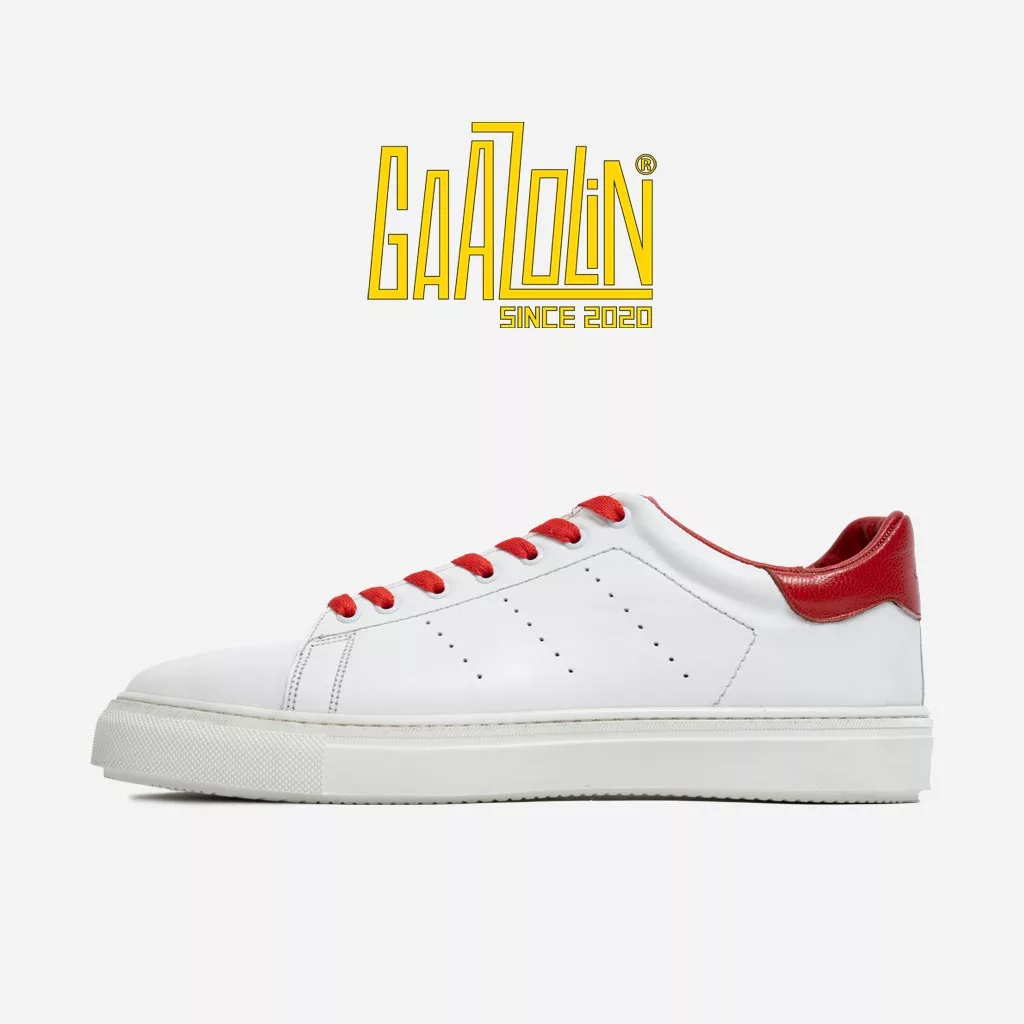 کتانی گازولین استن استایل سفید قرمز - Stan Style White Red