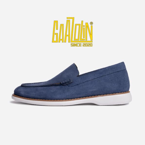 لوفر اسلیپر گازولین آبی میانه - Slipper Loafers Mid Blue