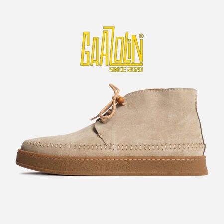 کفش عشایری 3 ساقدار گازولین خاکی چرک