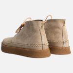 کفش عشایری 3 ساقدار گازولین خاکی چرک