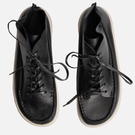 کتانی بوهمین ساقدار گازولین مشکی