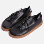 کتانی بوهمین بدون ساق گازولین مشکی – Barefoot