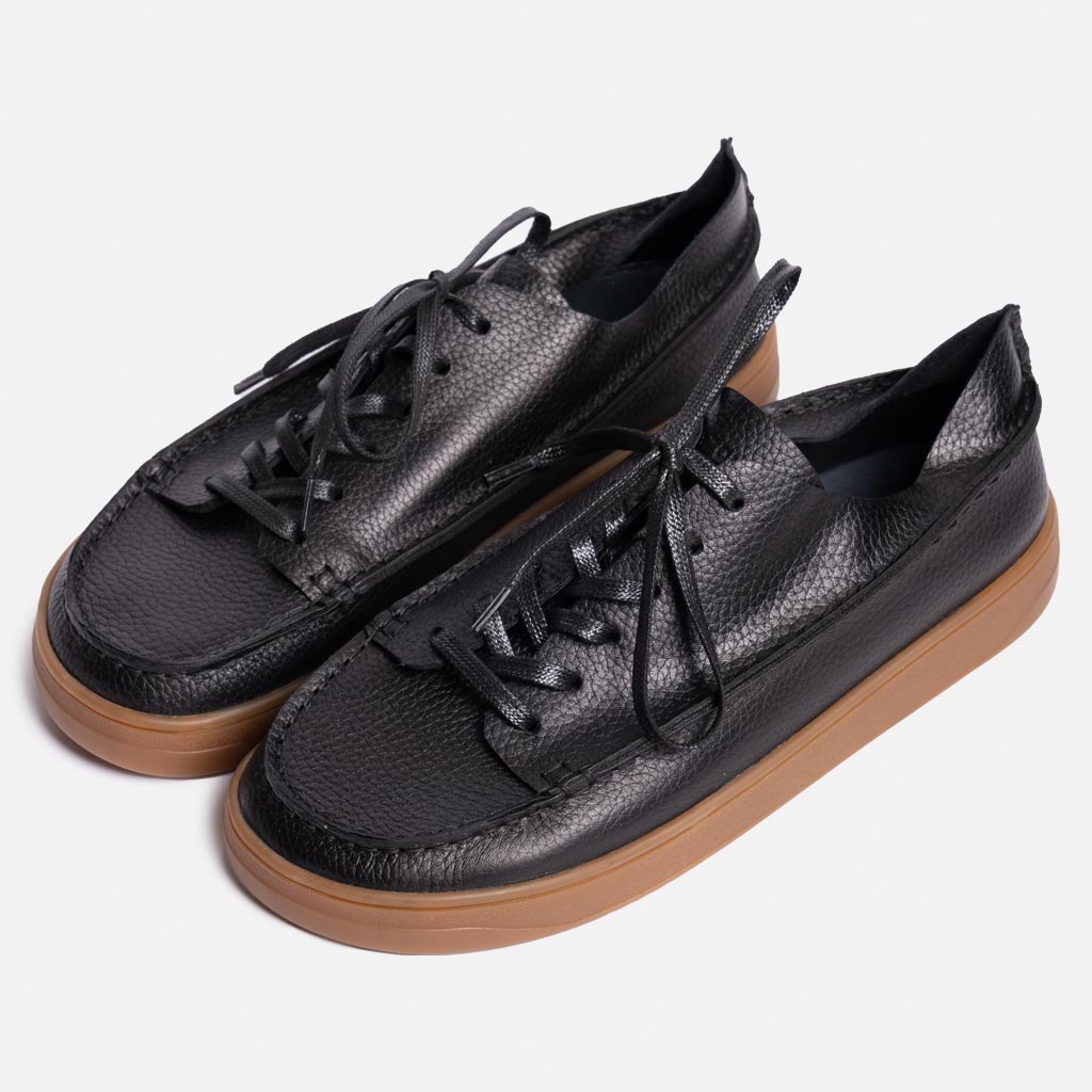 کتانی بوهمین بدون ساق گازولین مشکی - Barefoot کتانی بوهمین بدون ساق گازولین مشکی - Barefoot