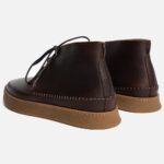 کفش عشایری 3 ساقدار گازولین شکلاتی شرانگ