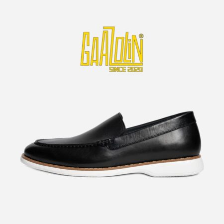 لوفر اسلیپر (یات لوفر) گازولین مشکی سفید - Slipper Loafers