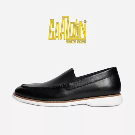 لوفر اسلیپر (یات لوفر) گازولین مشکی سفید - Slipper Loafers