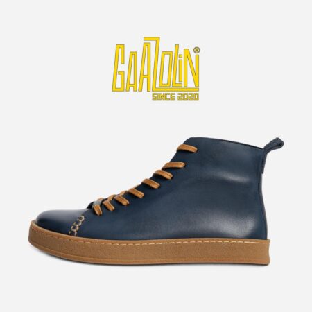 کتانی کول رایدر 2 ساقدار گازولین آبی آبرنگی - Cool Rider 2 High Tops Watercolor Blue
